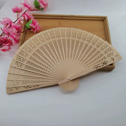 Premium 10 pcs Wedding Favor Fans Personalized Wooden Hand Fans with Engraved Text for Bridal Shower Guest Gifts Party Favors