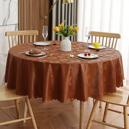 Bulk 47 Inch Oilcloth Tablecloths PVC Round Tablecloths for Round Tables Wholesale