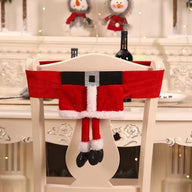 Christmas Chair Covers - New Santa Belt Elf & Girl Skirt Styles | 18x12 Inches