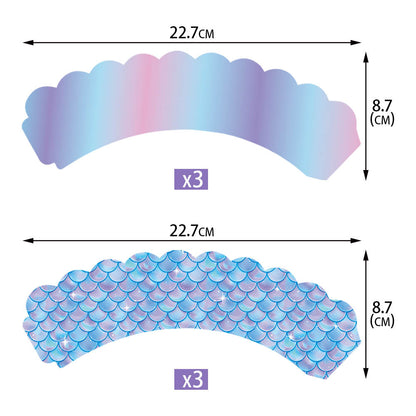 Mermaid Birthday Party Decorations for Kids - Banner Backdrop & Garlands | Magical Underwater Theme