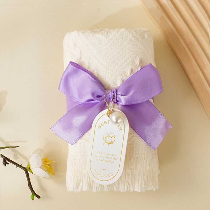 Bridesmaid Gift Fringe Towel - Creative Practical Wedding Favor Thank You Gift