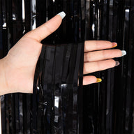 Bulk 2 Pcs Macaron Rainbow Foil Fringe Backdrop Curtains Door Streamers for Wedding New Year Bachelorette Birthday Party Decoration Wholesale