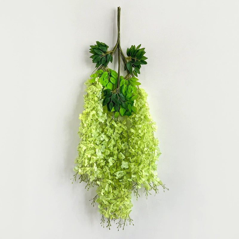 Bulk 12 Pack Wisteria Artificial Flowers Vines Rust Proof  Chains Fade Proof for Wedding Arch Garden Wall Outdoor Decor Wholesale