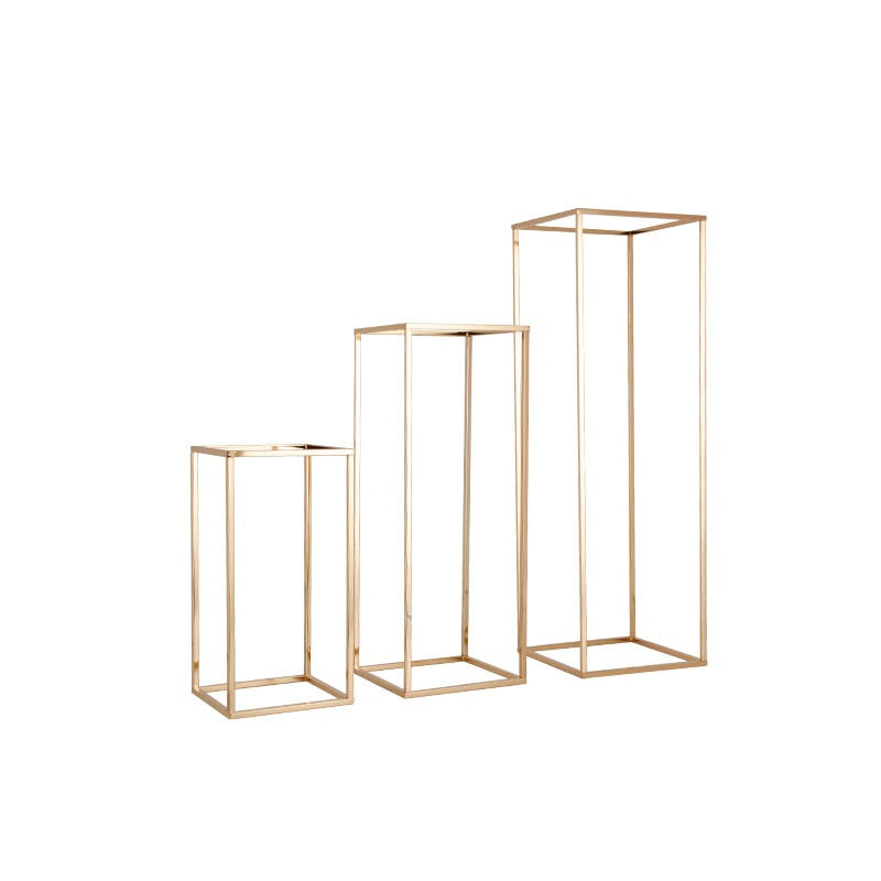 Bulk Metal Geometric Column Flower Stand for Wedding Party Centerpieces for Tables Decor Wholesale