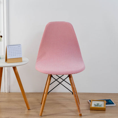 Bulk Elastic Shell Chair Cover Thicken Grid Pattern Dining Chair Covers for Weddings Party Home Decor Wholesale