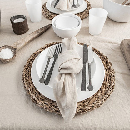 Bulk Linen Napkins 2025 100% French Flax Reusable Biodegradable Table Dining Rustic Weddings  Restaurant Banquet Wholesale