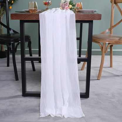 Bulk 2 Pack 27.5"X118" Boho Table Runner for Wedding Bridal Baby Shower Engagement Party Valentine's Day Decor Wholesale