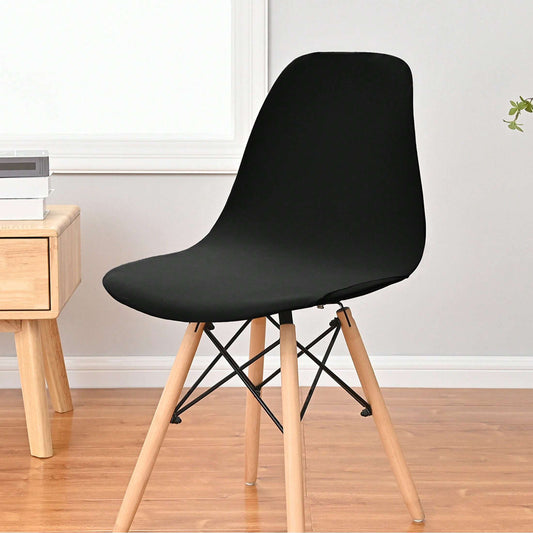 Bulk Stretchable Shell Chair Cover with Elastic-Band for Kitchen Office Dining Room Living Room Decor Wholesale