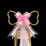 Bridal Shower Decor Kit - Chair Tulle, Satin Sash & Bow for Wedding/Party Decor