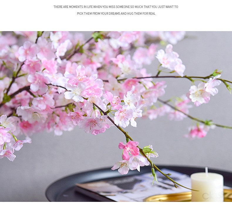 19 Inch Cherry Blossom Branches 10 Pcs Artificial Silk Flowers Bulk Spring Decor