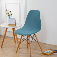 Bulk Elastic Shell Chair Cover Thicken Grid Pattern Dining Chair Covers for Weddings Party Home Decor Wholesale