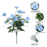 Premium UV-Resistant Artificial Hibiscus Flowers 8 Bundles Faux Silk Plants for Outdoor Garden Porch Patio Vase Decor High-Quality