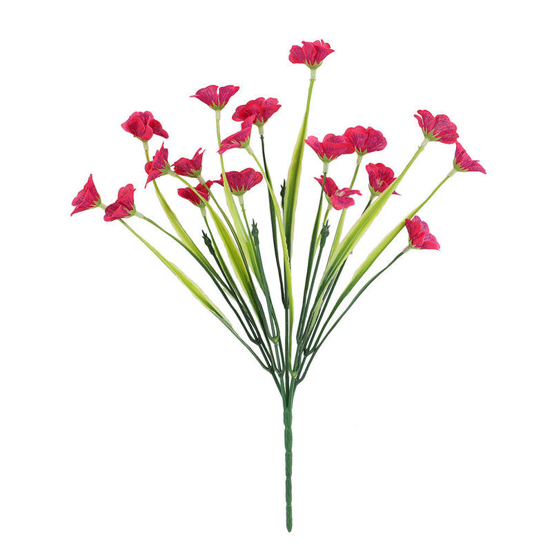 3 Pcs Artificial Silk Violet Branch Bouquet February Birth Flower Bulk