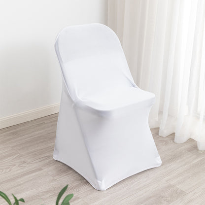 Bulk 2 PCS Stretch Spandex Chair Covers for Wedding Party Home Dining Decor Wholesale