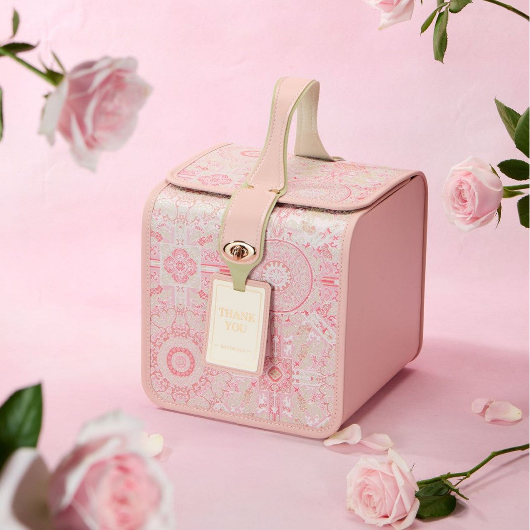 Pink Bridesmaid Gift Boxes - Wedding Favor Boxes 3 Sizes | No Assembly Needed
