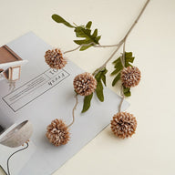 Wedding Floral Backdrop Decor Premium 10Pcs Artificial Mums UV Resistant for Venue Styling