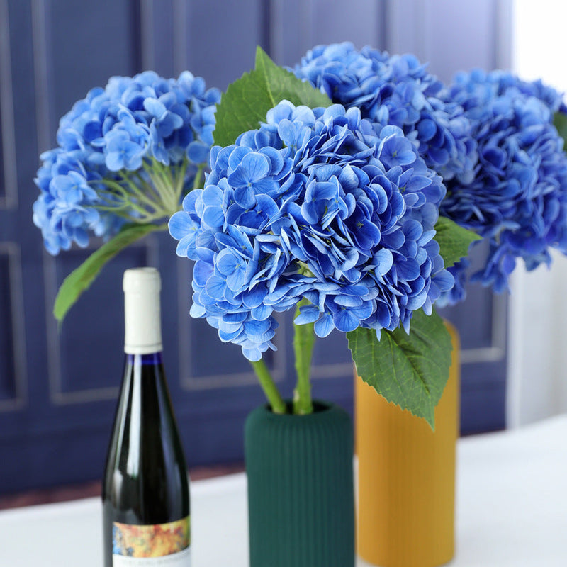 19 Inch Real Touch Hydrangea Stems, 20 Pcs Bulk Artificial Flowers for Floral Arrangements