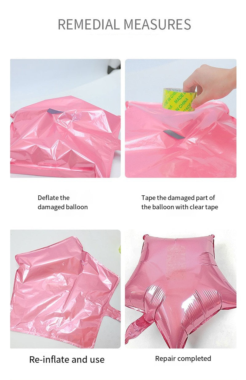 Bulk 50 Pcs 7 Inch Heart-shape Foil Balloons Mylar Balloons for Wedding Valentine's Day Decor Wholesale