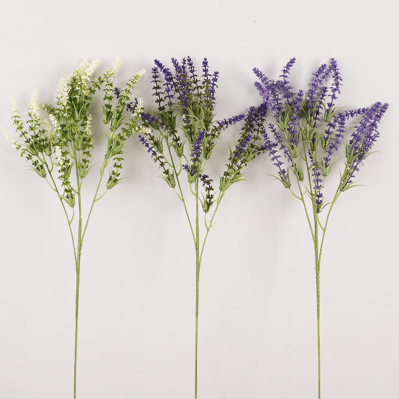 Artificial Lavender Bush with 24 Blooms, 26" Tall, Plastic, Indoor/Outdoor, Wedding & Home Decor