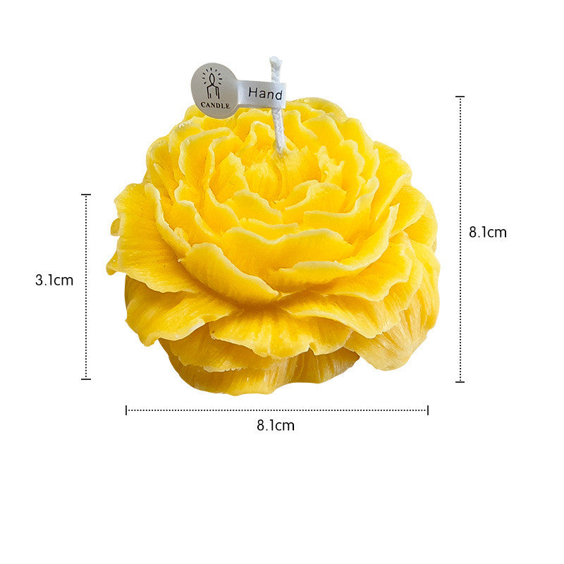 DIY Peony Scented Candle - Valentine's Day Decor & Gift | Floral Home Decor