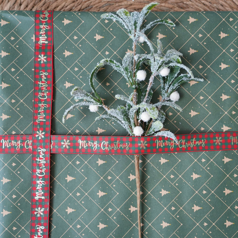 Artificial Olive Branch, 13" Single Stem, Christmas Decor, Wedding & Holiday Styling, Indoor Use