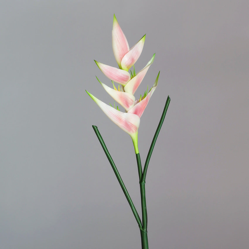 5-Pack Artificial Bird of Paradise Flowers - Faux Crane Flower Decor for Weddings & Windows