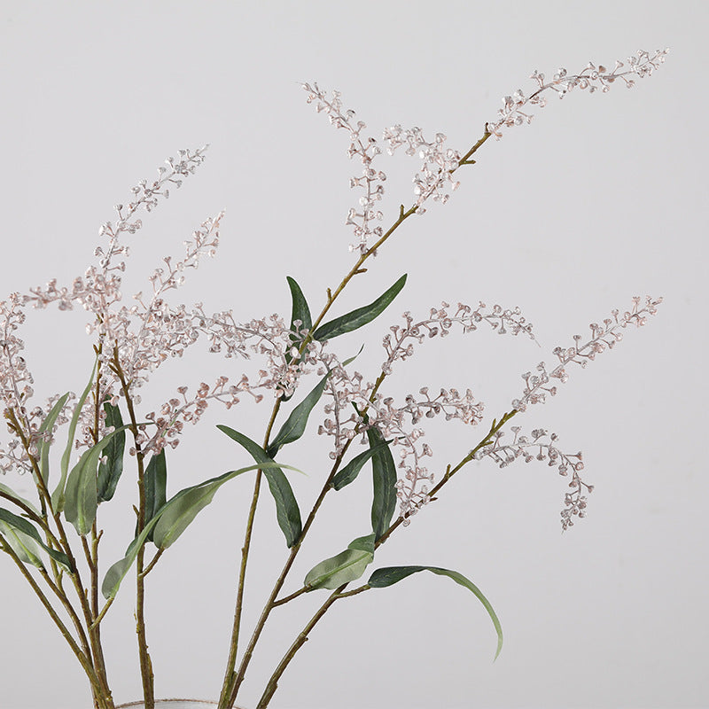 Artificial Long-Stem Salty Berry Bush, 43 Inches, PVC Indoor Wedding and Home Decor