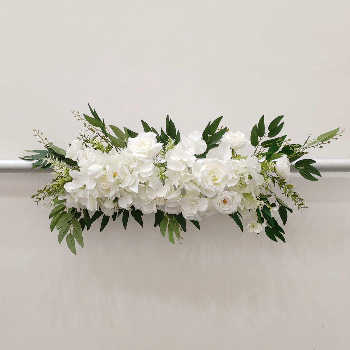Wedding Artificial Flower Decor Set - 2 Pack 27.6×7.9 Inch | Arch Mirror & Table Decor
