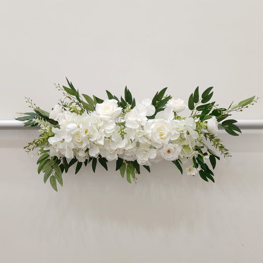 Wedding Artificial Flower Decor Set - 2 Pack 27.6×7.9 Inch | Arch Mirror & Table Decor