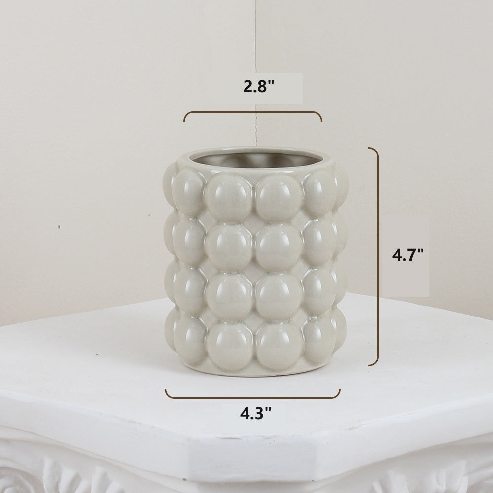 Bulk Set of 2 Modern Boho Ceramic Vase Decor for Living Room Bedroom Bookshelf Mantel Fireplace Coffee Table Wholesale