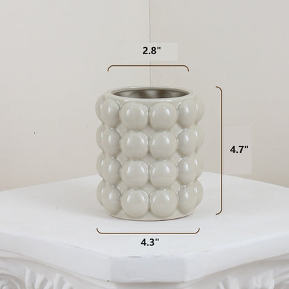 Bulk Set of 2 Modern Boho Ceramic Vase Decor for Living Room Bedroom Bookshelf Mantel Fireplace Coffee Table Wholesale