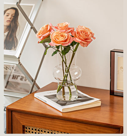 Bulk 7.8" Glass Vase Modern Hydroponic Vases for Centerpiece Wedding Office Home Wholesale