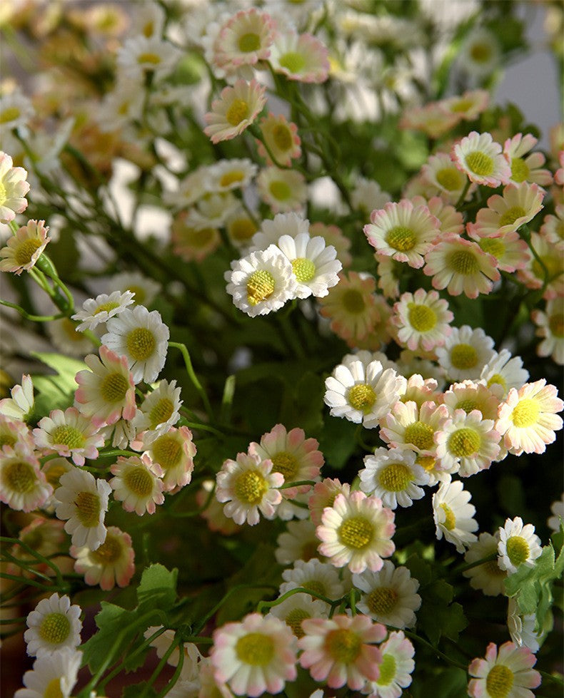 21 Inch Artificial Chamomile Flower Stems Bulk 10 Pcs Silk Wholesale