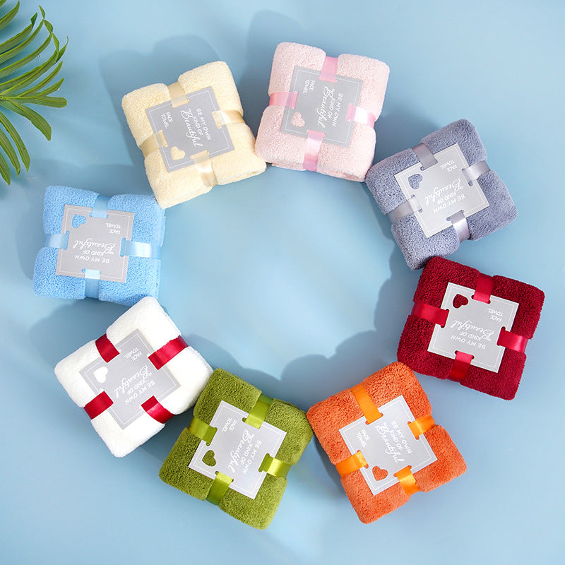 Sherpa Fleece Hand Towel - Wedding Favor & Gift for Bridal Shower Anniversary Celebration Events