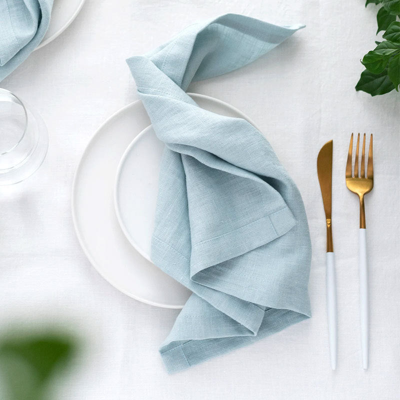Bulk Linen Napkins 2025 100% French Flax Reusable Biodegradable Table Dining Rustic Weddings  Restaurant Banquet Wholesale