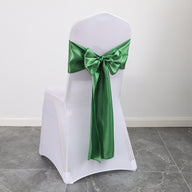Bulk 10PCS Bows Chair Sashes Satin Chair Ribbons for Wedding Party Events Banquet Chair Cover Decoration Wholesale