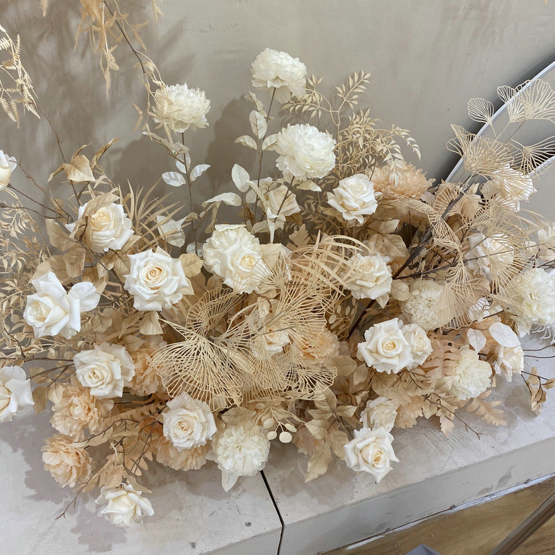 Single Stem Alice Rose with 2 Blooms, 31" Tall, Silk-Like Fabric, Perfect for Weddings, Home Decor & Events