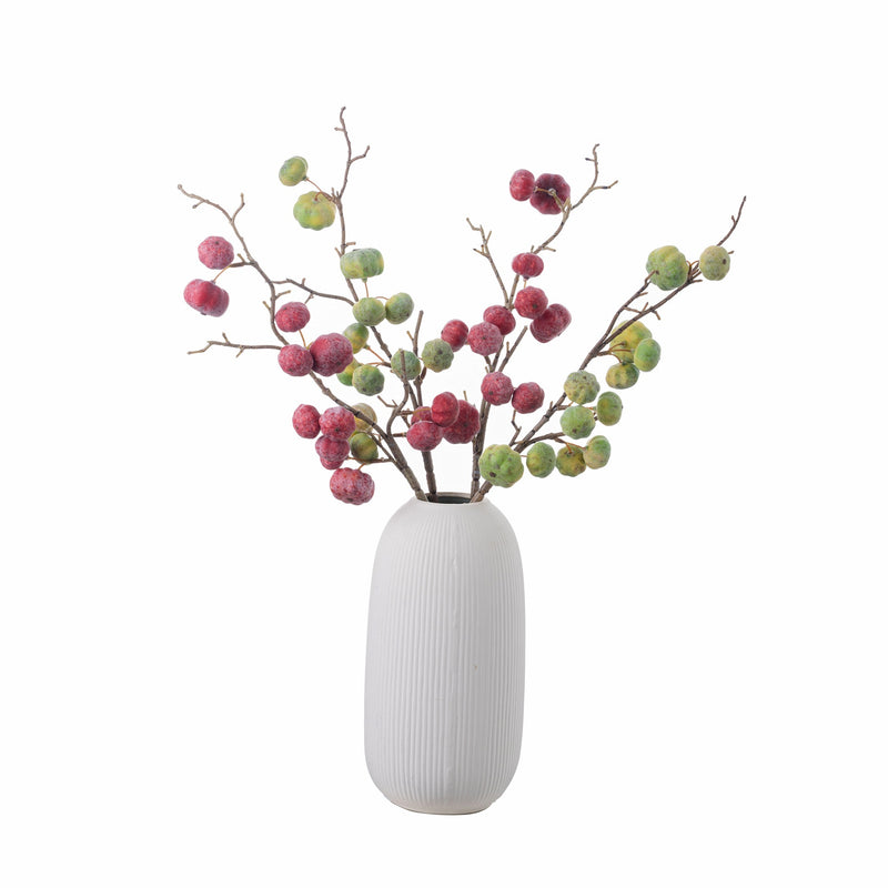 Artificial Pumpkin Stem, Single Branch with 12 Mini Pumpkins, 22" Fall Decor for Home & Events