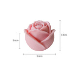 Handmade Rose Shaped Scented Candles - Valentine's Day Gifts & Photo Props (2 Sizes: 1.5"/3")