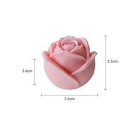 Handmade Rose Shaped Scented Candles - Valentine's Day Gifts & Photo Props (2 Sizes: 1.5"/3")