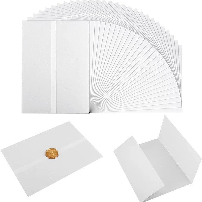Bulk 100 Pack Translucent Envelope Liners for 5x7 Wedding Invitations Paper Protectors Archival Quality for Bridal Shower & Anniversary Keepsakes Wholesale