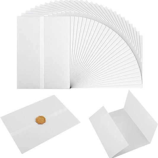 Bulk 100 Pack Translucent Envelope Liners for 5x7 Wedding Invitations Paper Protectors Archival Quality for Bridal Shower & Anniversary Keepsakes Wholesale