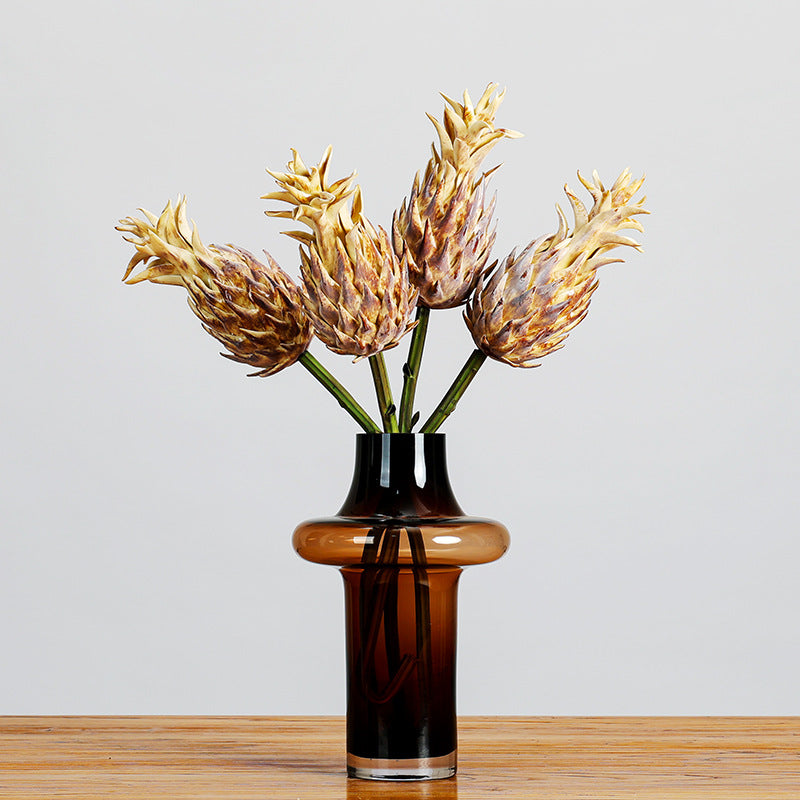 Artificial Pineapple Head Stem, Single Stem Tropical Plant Decor, Perfect for Home, Events, and Commercial Spaces