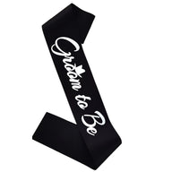 Groom to Be Wedding Sash - 31.5x3.7 Inch Sash for Bride & Groom | Wedding Party Accessory