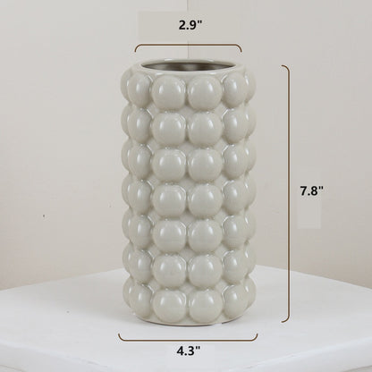 Bulk Set of 2 Modern Boho Ceramic Vase Decor for Living Room Bedroom Bookshelf Mantel Fireplace Coffee Table Wholesale