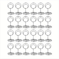 Bulk 24Pcs Gold Table Number Holders Metal Wedding Centerpiece with Secure Clip for Reception Birthday Party Decor Wholesale