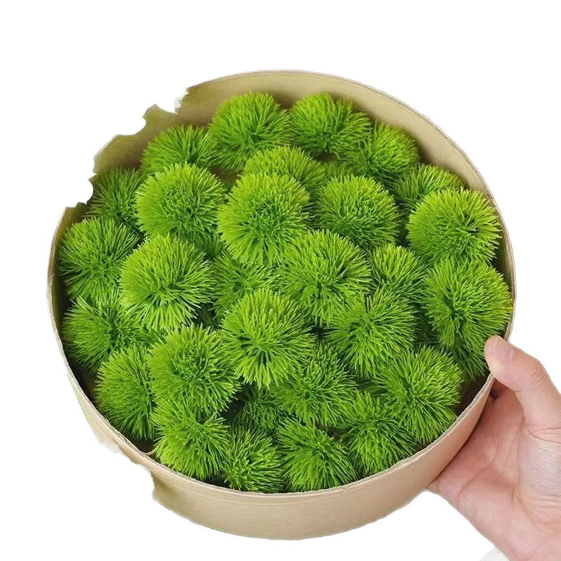 Set of 10 Artificial Hydrangea Blooms, 2" Diameter, Plastic, for Home Decor, Weddings, and Events