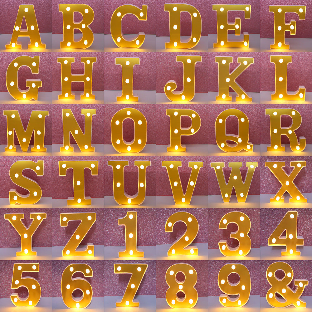 Bulk 6.3 Inch Large Marquee Light Up Letters Numbers for Party Decor Wholesale