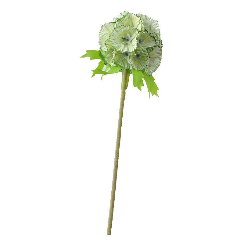 Artificial Pinwheel Flower Single Stem, One Bloom, Faux Silk-Like Fabric, for Hotel Displays, Home Decor, Window Display