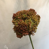Faux Green Hydrangea Berry Stem - 15" Tall 4.3" Diameter | Artificial Floral for Home Decor New Chinese Style